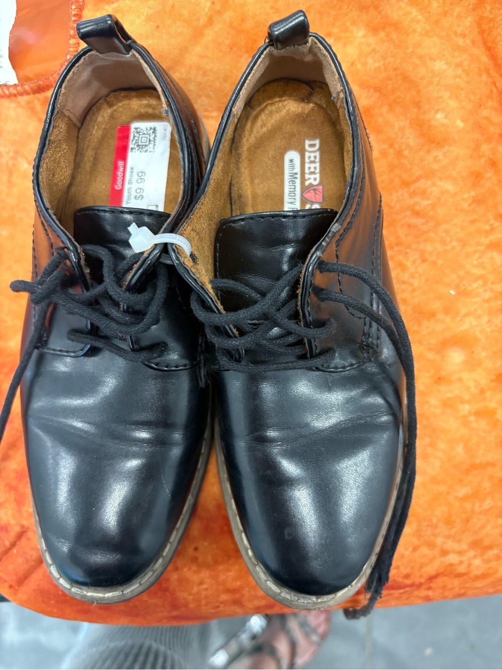 Deer Stags boys Black Lace-Up Casual Shoes